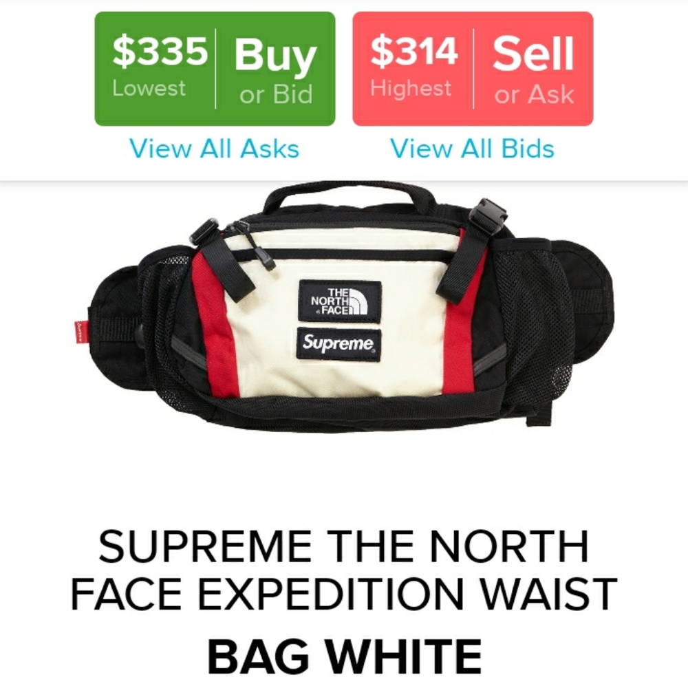 Supreme  tnf expedition waist bag